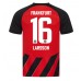 Maillot de foot Eintracht Frankfurt Hugo Larsson #16 Domicile vêtements 2023-24 Manches Courtes